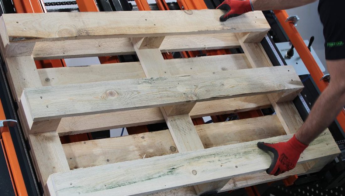 Palettentisch sinkt die Kosten