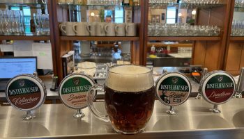 Deutschlands Bestes Bier wird im Brauhaus Restaurant als Distelhäuser Landbier angeboten.